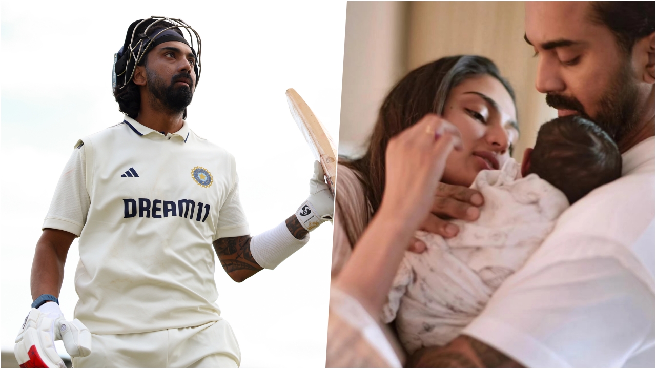 KL Rahul With His Wife And Newborn Child