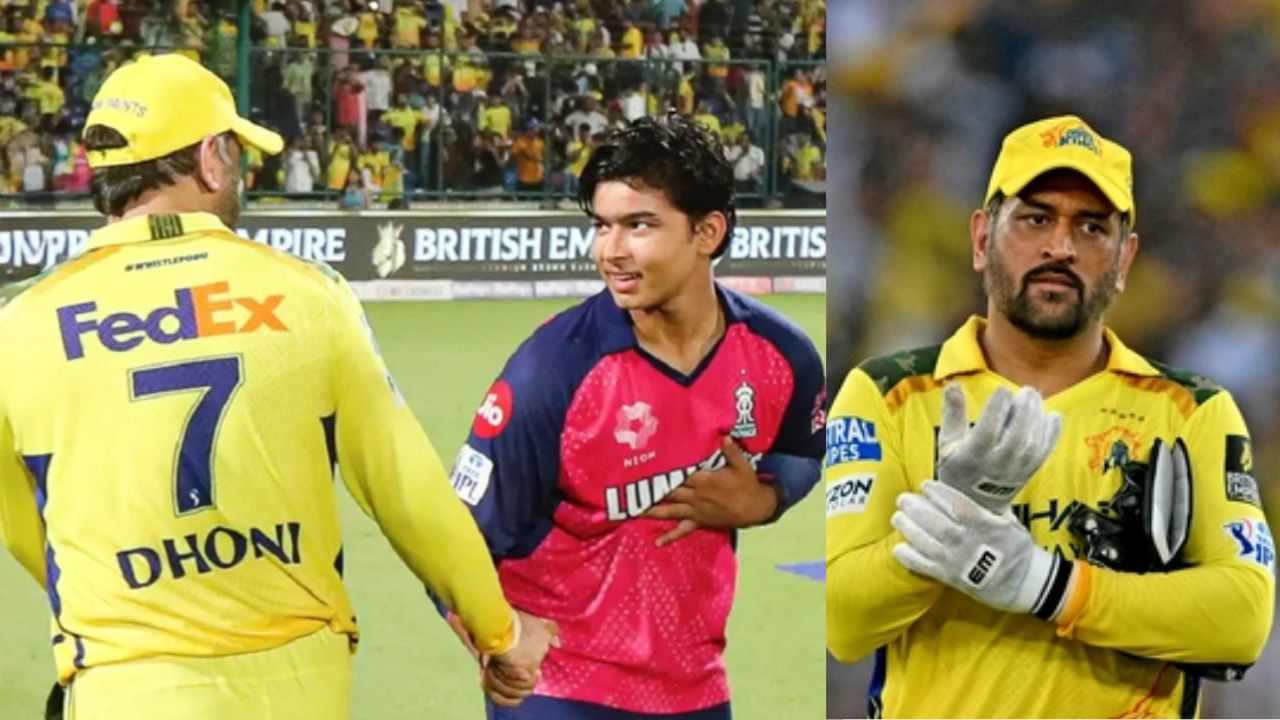 MS Dhoni Vaibhav Suryavanshi