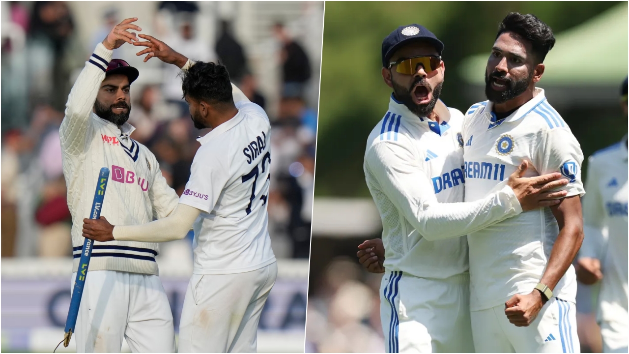Mohammed Siraj And Virat Kohli
