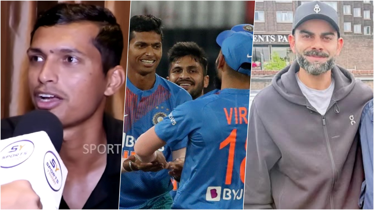 Navdeep Saini And Virat Kohli