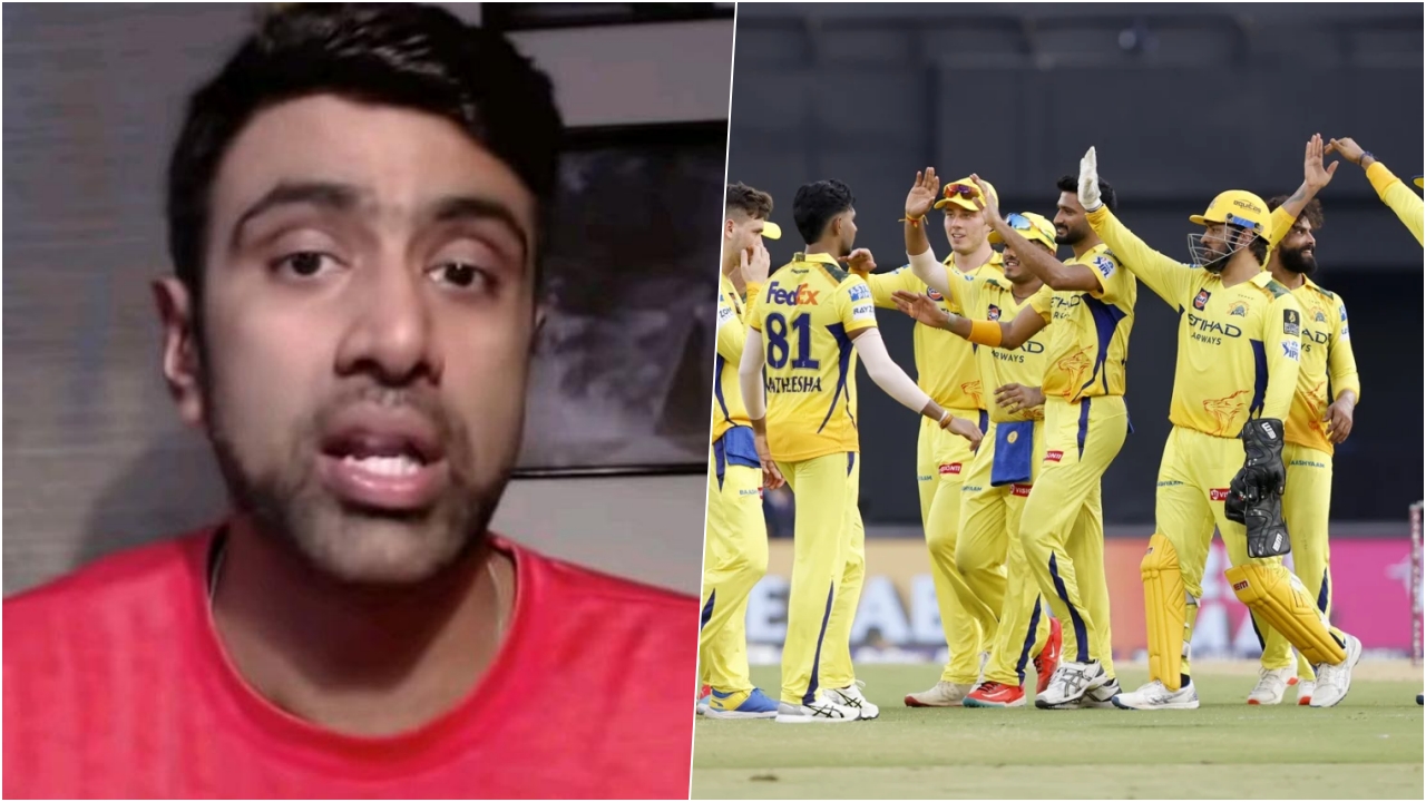 R Ashwin And CSK Team