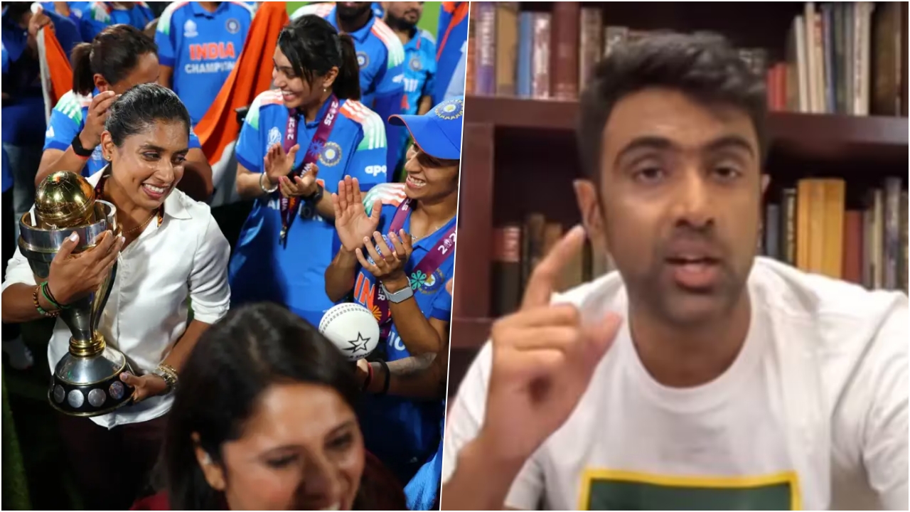 R Ashwin And Indian Womens Team