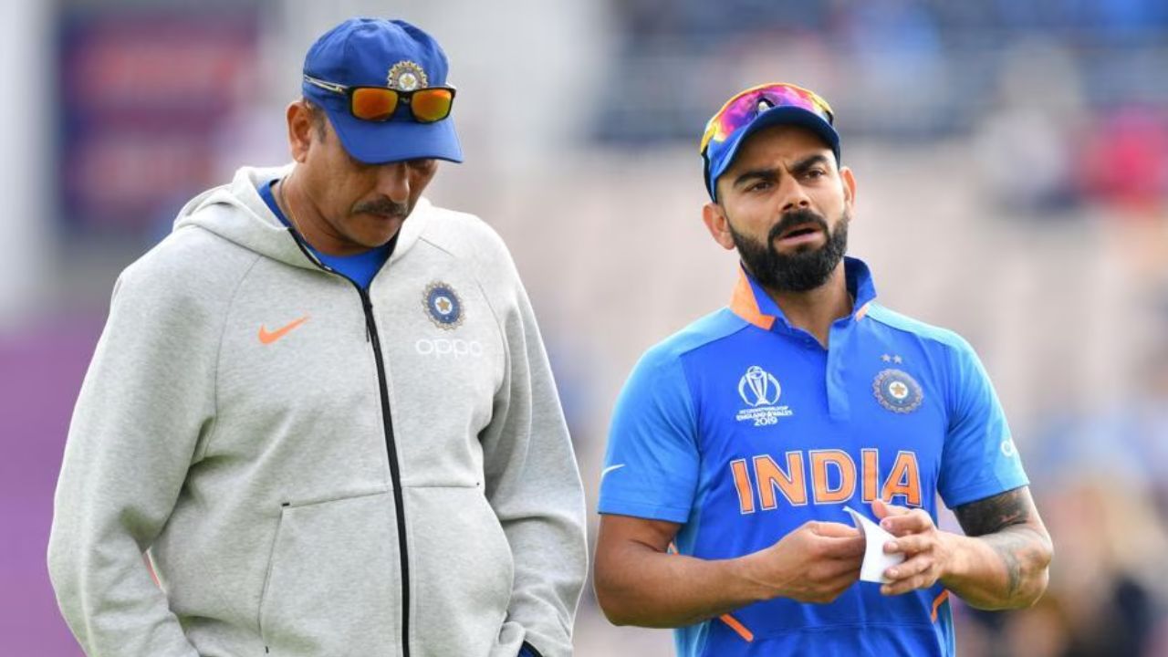 Ravi Shastri And Virat Kohli