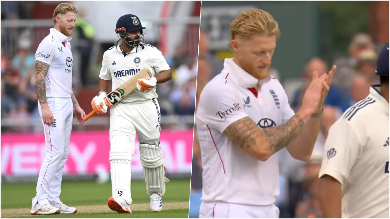 Rishabh Pant And Ben Stokes Applauds