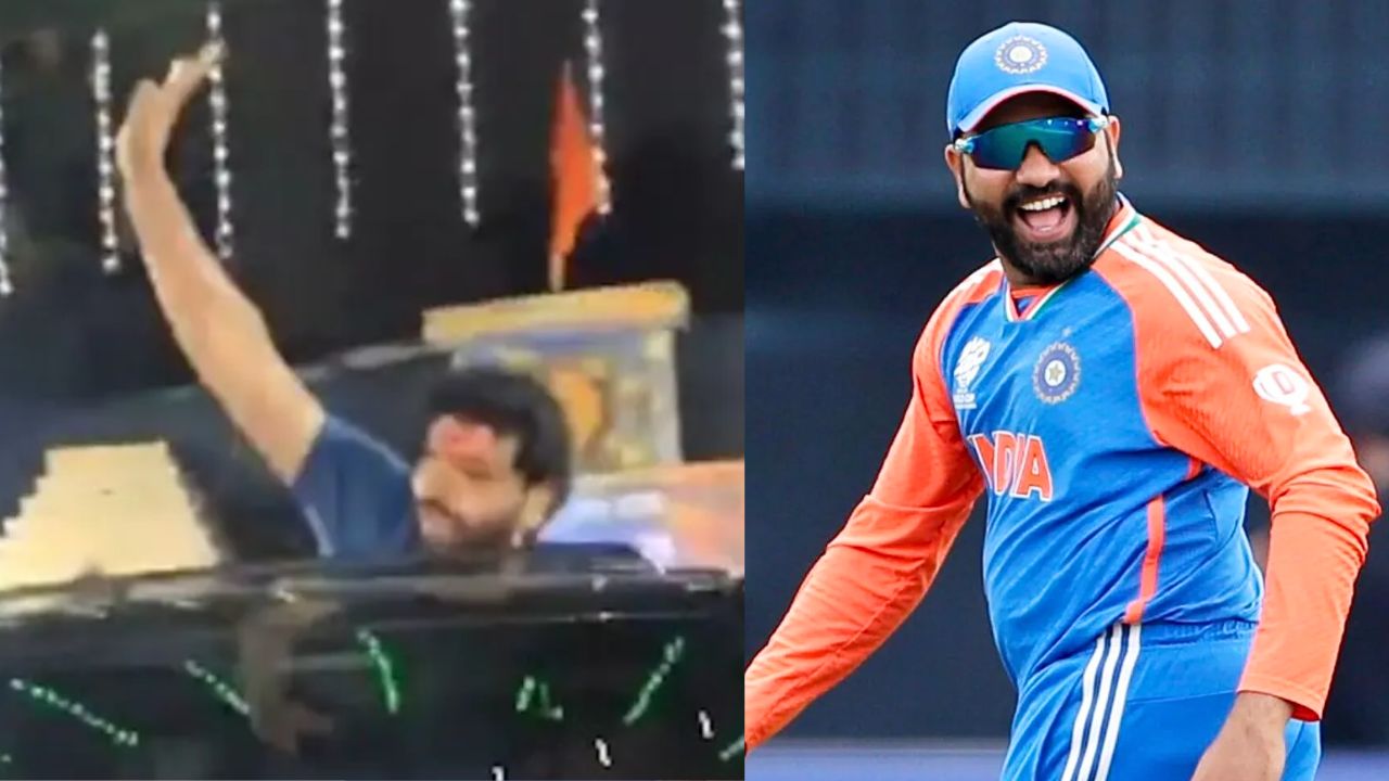 Rohit Sharma Video Goes Viral Fans Shouted Number Slogans