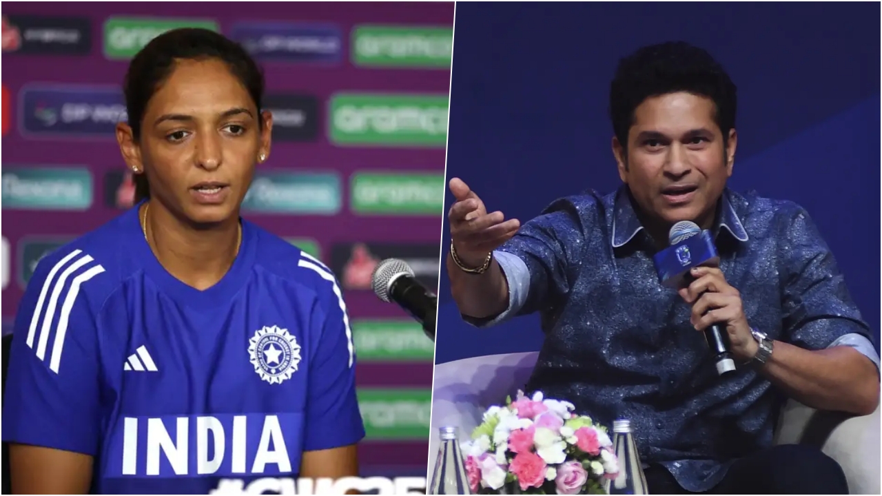 Sachin Tendulkar And Harmanpreet Kaur