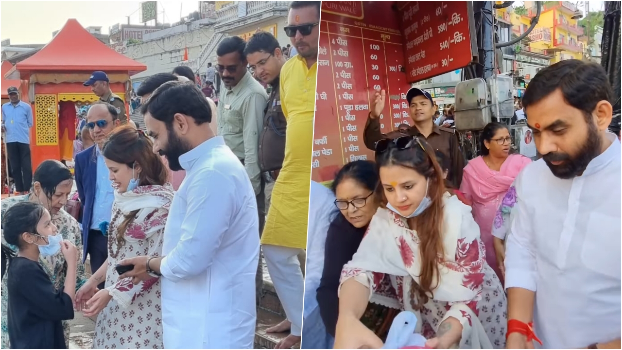 Sakshi Dhoni With Family In Haridwar
