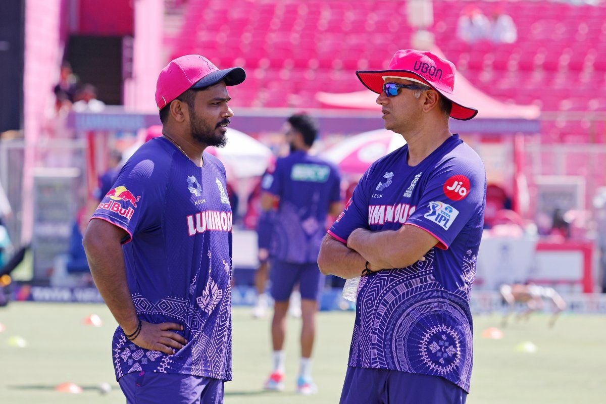 Sanju Samson And Rahul Dravid Sanju Samson And Rahul Dravid