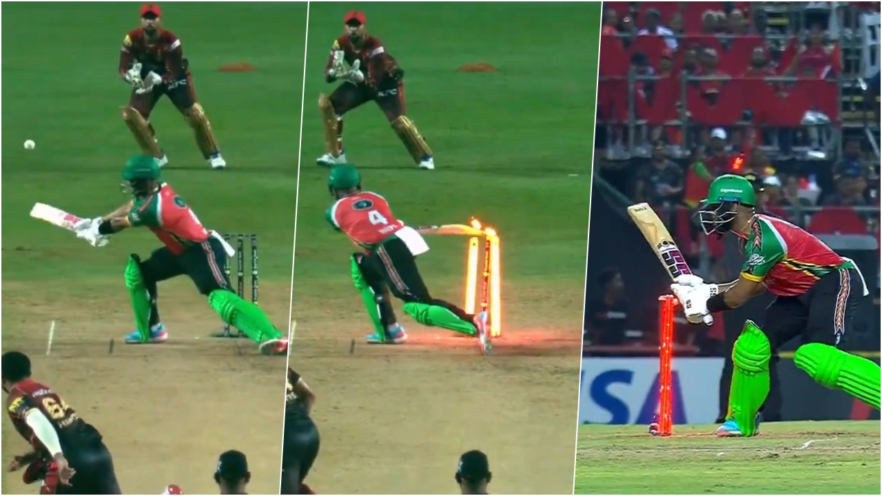 Shai Hope Hit Wicket In CPL