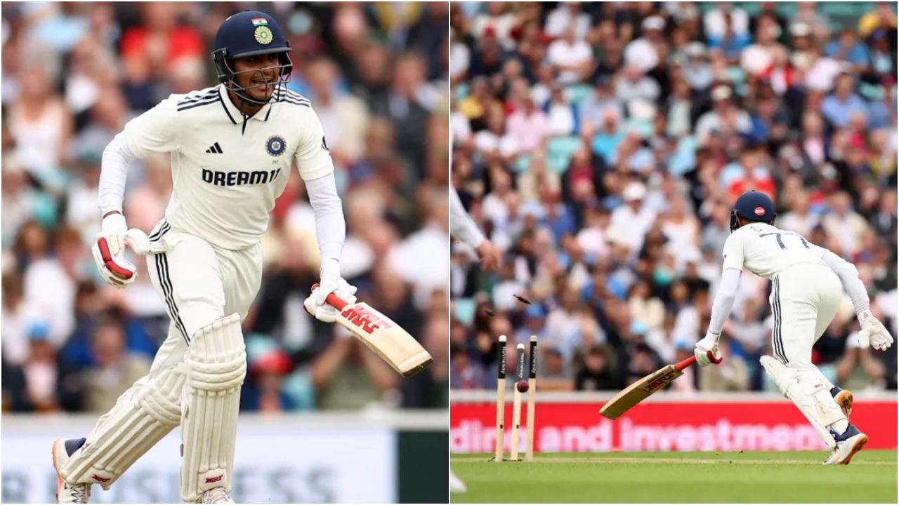 Shubman Gill Run Out