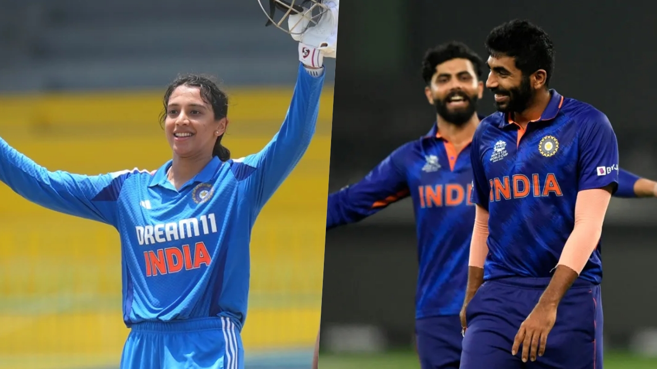 Smriti Mandhana Jasprit Bumrah