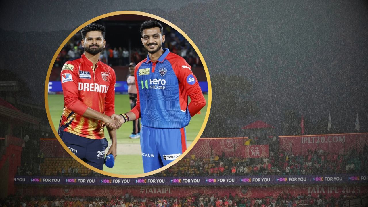 Punjab Kings nd Delhi Capitals Playoff Qualification Chances If IPL 2025 58th Match PBKS vs DC will Cancel Due to Rain