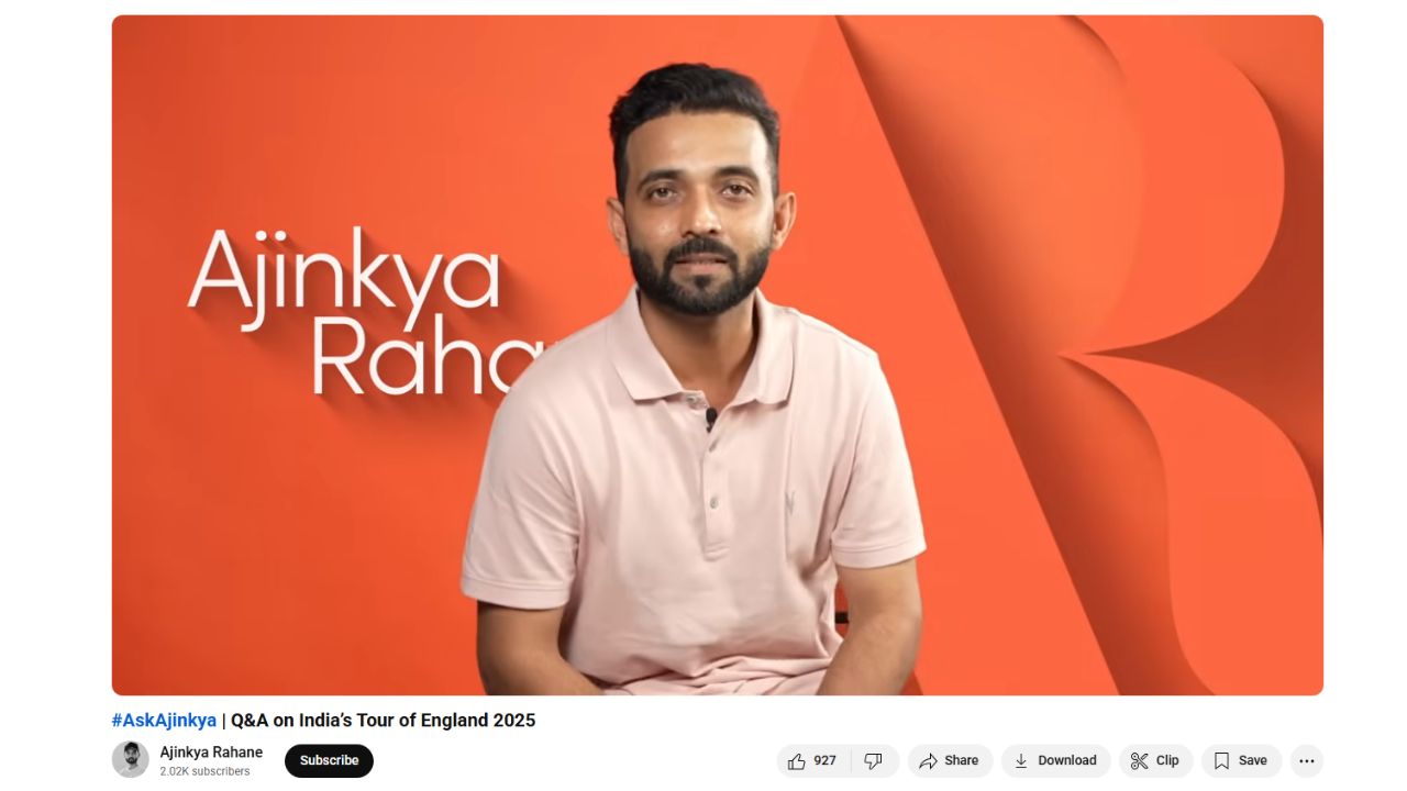 Ajinkya Rahane on Yashasvi Jaiswal before Headingley Test IND vs ENG Anderson Tendulkar Trophy