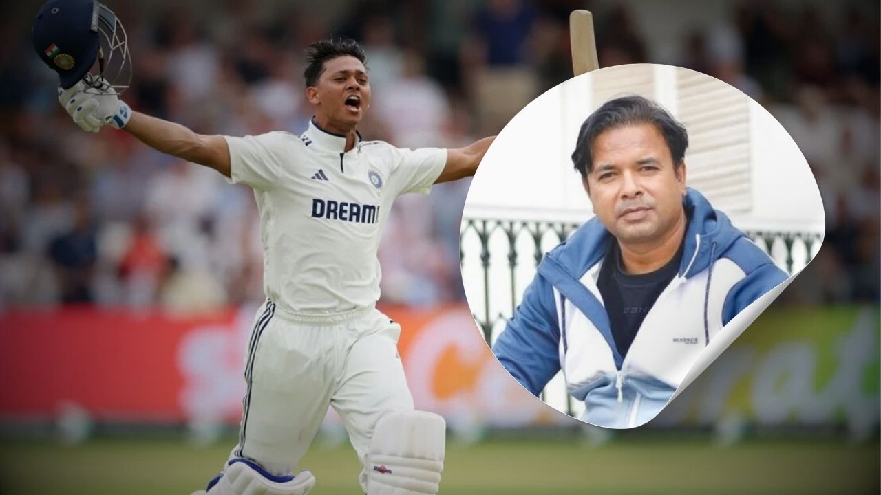 Yashasvi Jaiswal and his childhood coach Jwala Singh