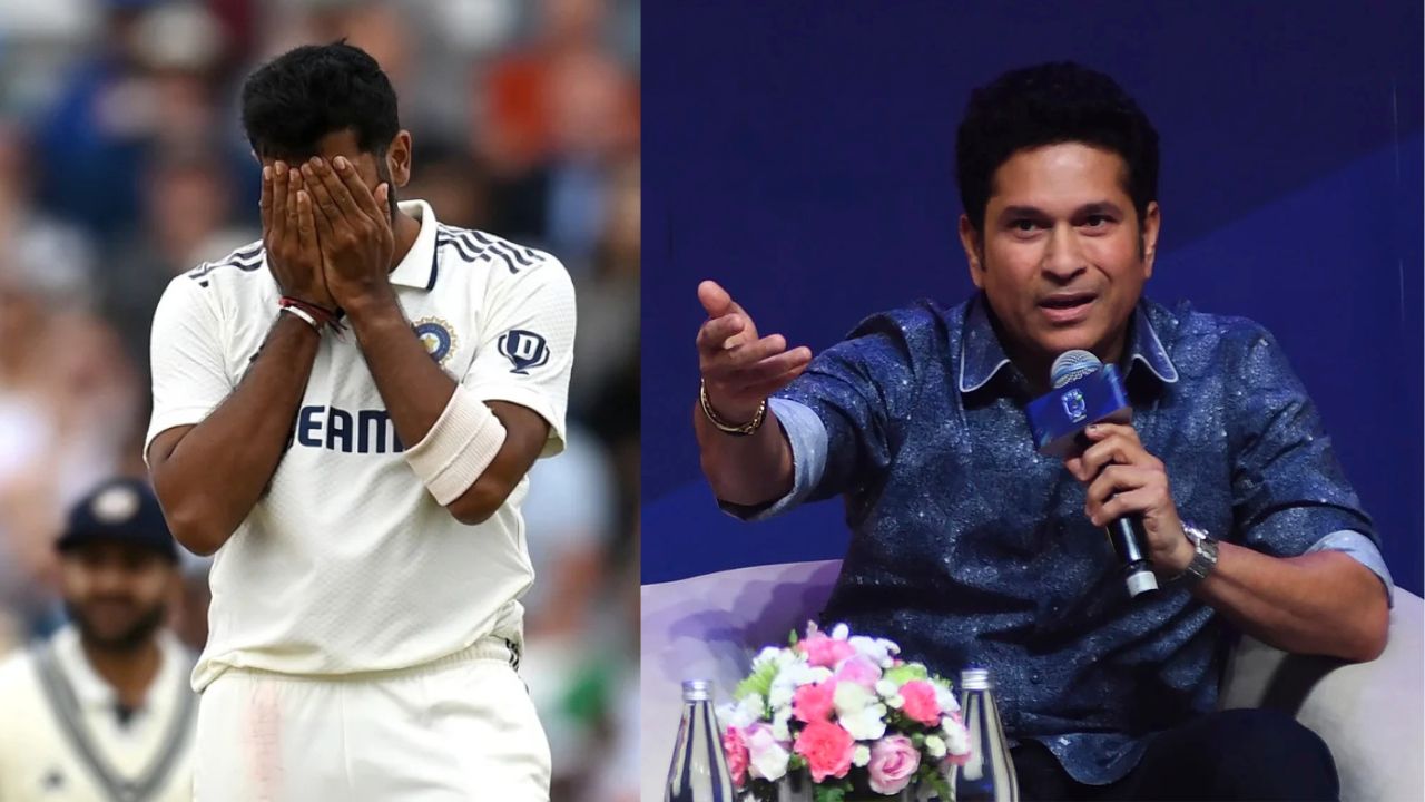 Jasprit Bumrah and Sachin Tendulkar