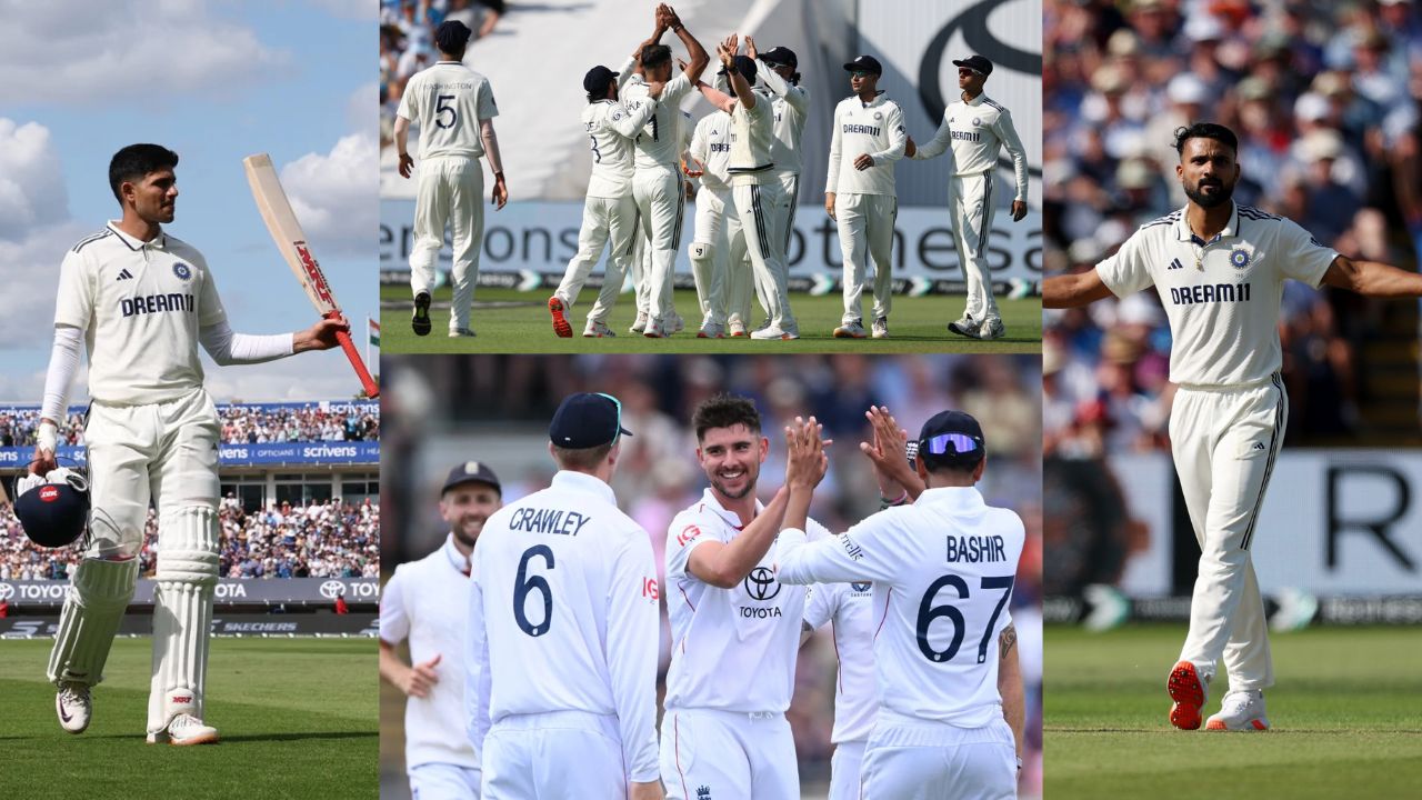 IND vs ENG 2nd Test Day 2 Highlights Shubman Gill Double Century at Edgbaston Birmingham