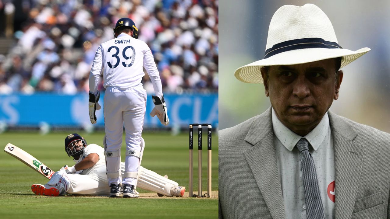 Sunil Gavaskar fumes on England team for Ben Stokes tactics against Rishabh Pant and appeal to ICC Sourav Ganguly in IND vs ENG 3rd Test