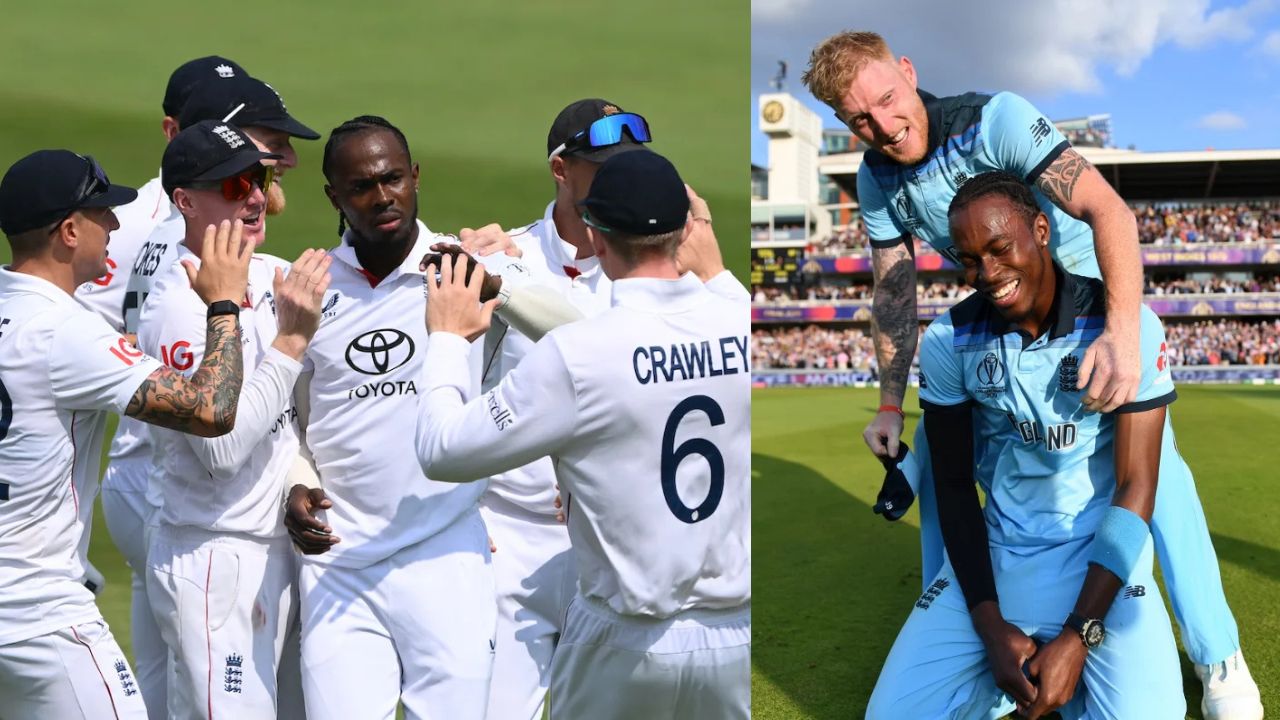 Jofra Archer at Lords on 14th July in IND vs ENG 3rd Test and ICC ODI World Cup 2019 Player of the match Ben Stokes