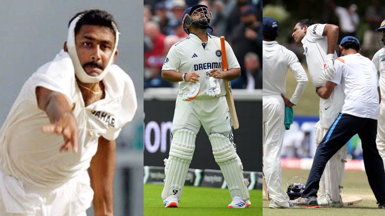5 indian player who play with injury Mohinder Amarnath Anil Kumble VVS Laxman Hanuma Vihari R Ashwin Rishabh Pant
