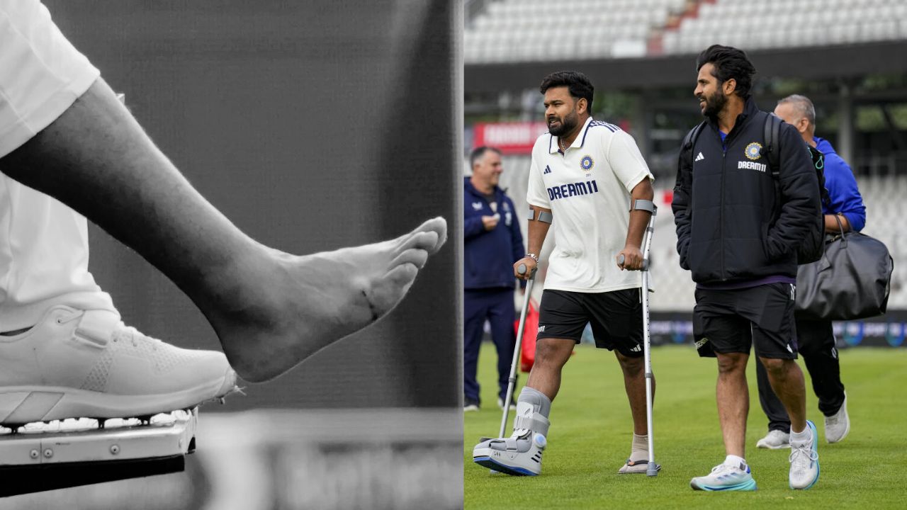 BCCI Confirms Rishabh Pant Ruled out of From IND vs ENG 5th Test Kennington Oval Narayan Jagadeesan as replacement