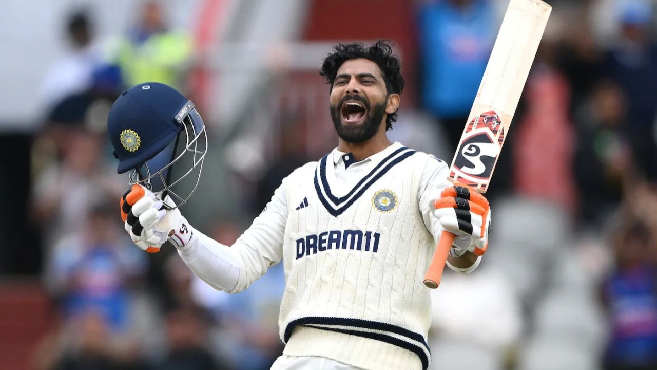 Rivaba Jadeja post on Ravindra Jadeja century in IND vs ENG 4th Test Manchester