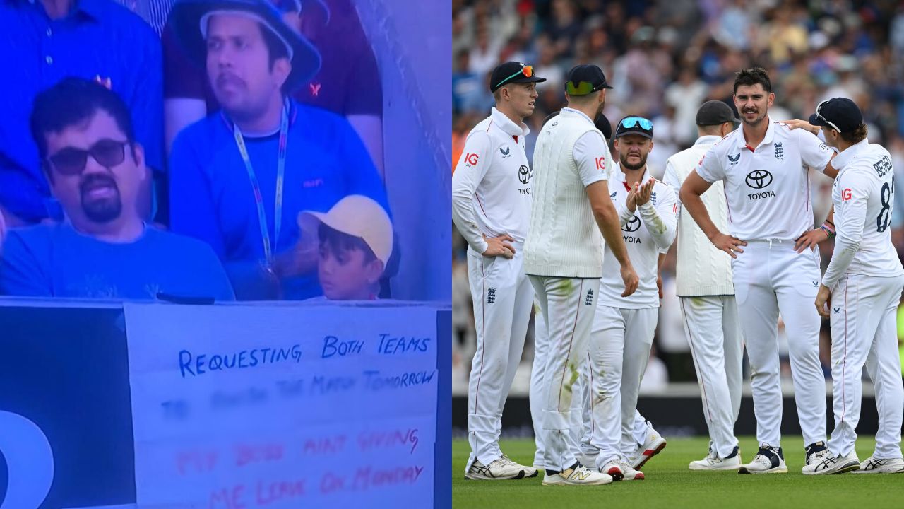 Corporate Employee Requesting India and England Team in IND vs ENG 5th Test The Oval