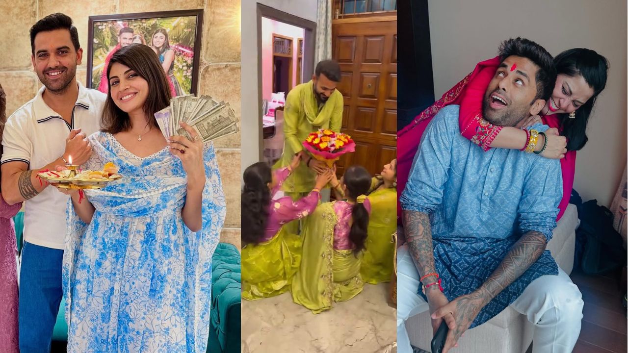 Cricketers post on Raksha Bandhan 2025 Suryakumar Yadav Deepak Chahar Akash Deep Nitish kumar reddy Shreyas Iyer Suresh Raina