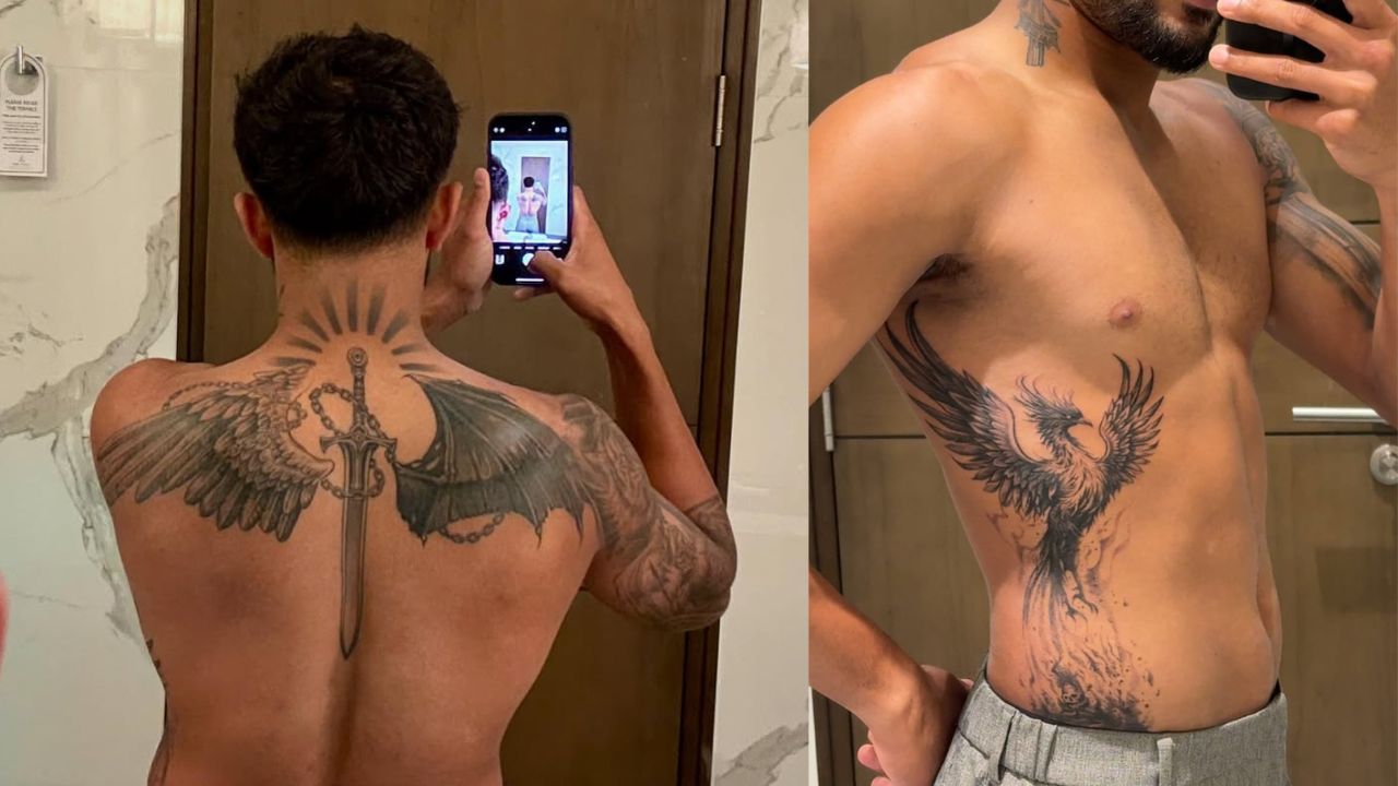 Nitish Kumar Reddy Tattoo viral on Social Media fans remember Harry Potter