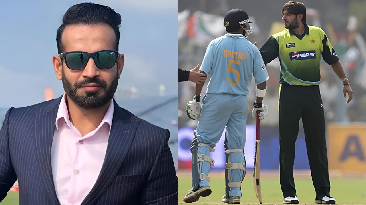 Irfan Pathan said badtameez insan to Shahid Afridi for commented on his caste identity