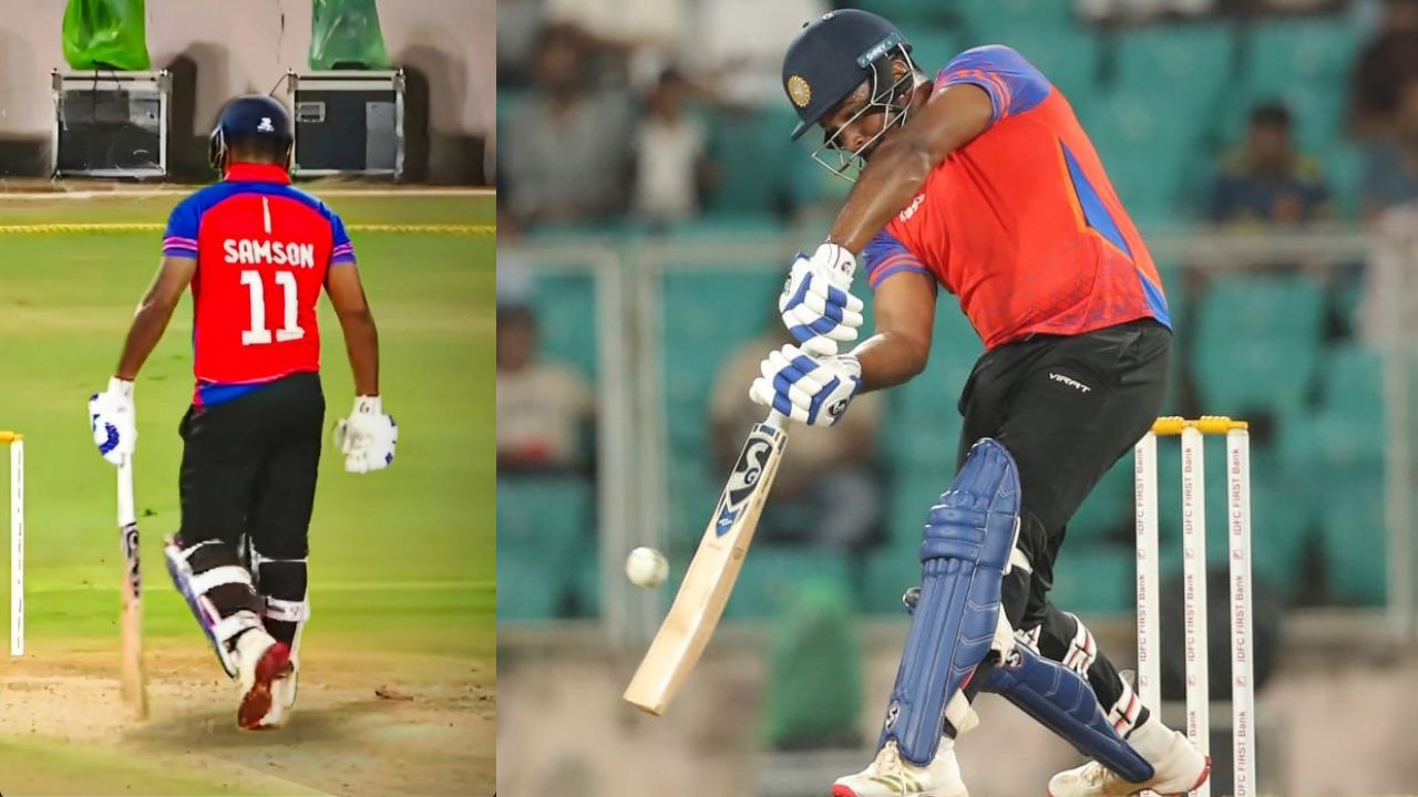 Sanju Samson half century in Exhibition match in KCA Secretary XI vs KCA Presidents XI before Asia Cup 2025 India Squad announcement
