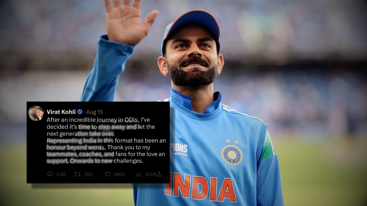 Virat Kohli announced retirement from ODI cricket viral post fact check