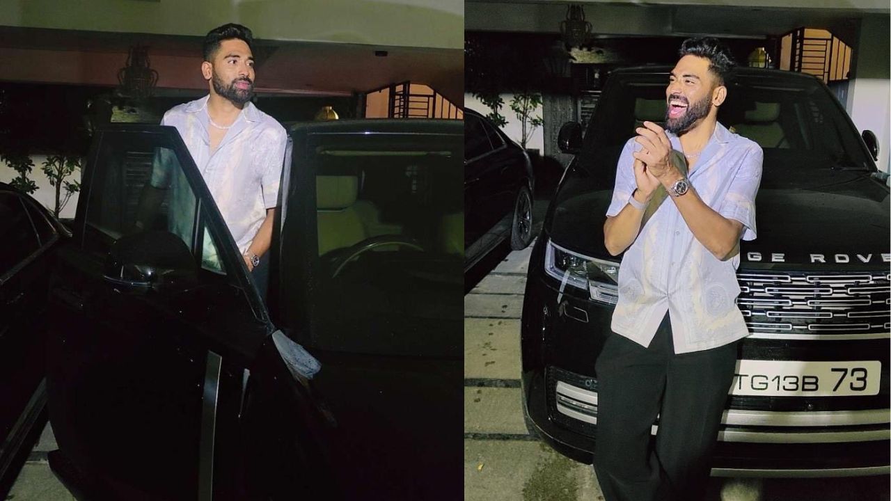 Mohammed Siraj Range Rover car social media post viral