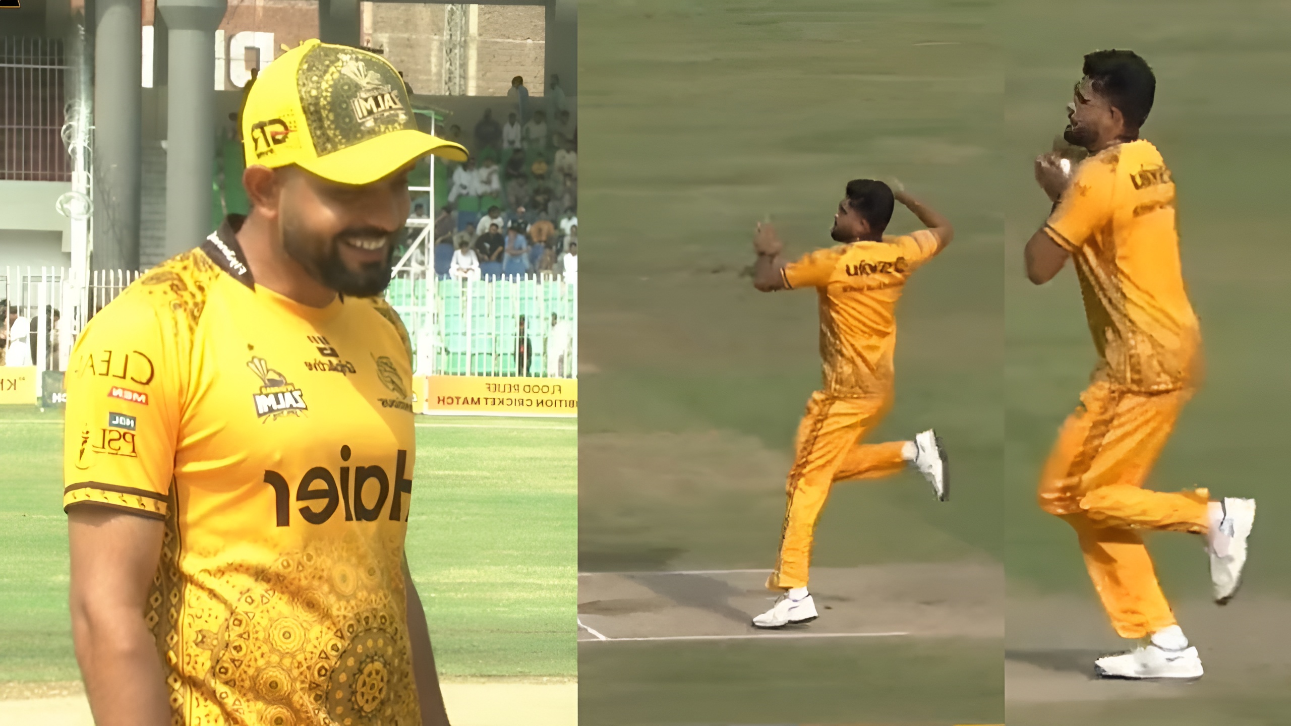 Babar Azam Bowled Out Younis Khan in exhibition match Peshawar Zalmi vs Legends XI