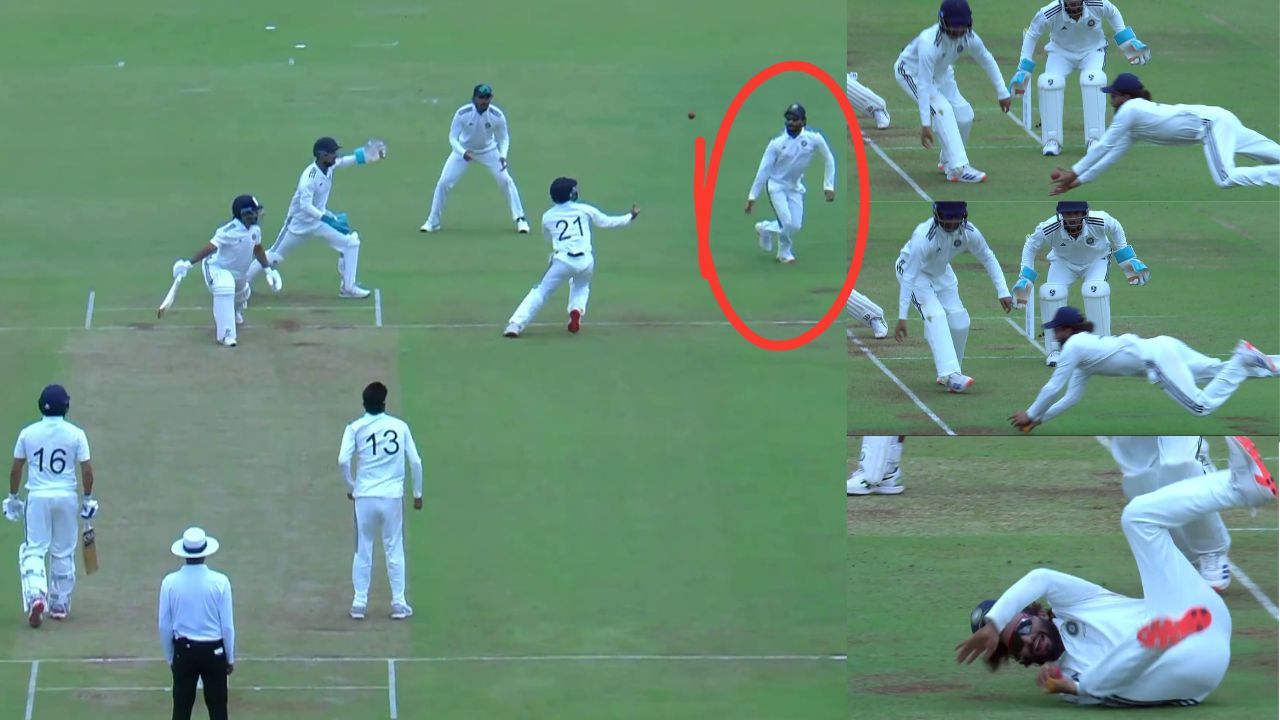 Rajat Patidar Stunning Catch video in South Zone vs Central Zone Duleep Trophy 2025 Final