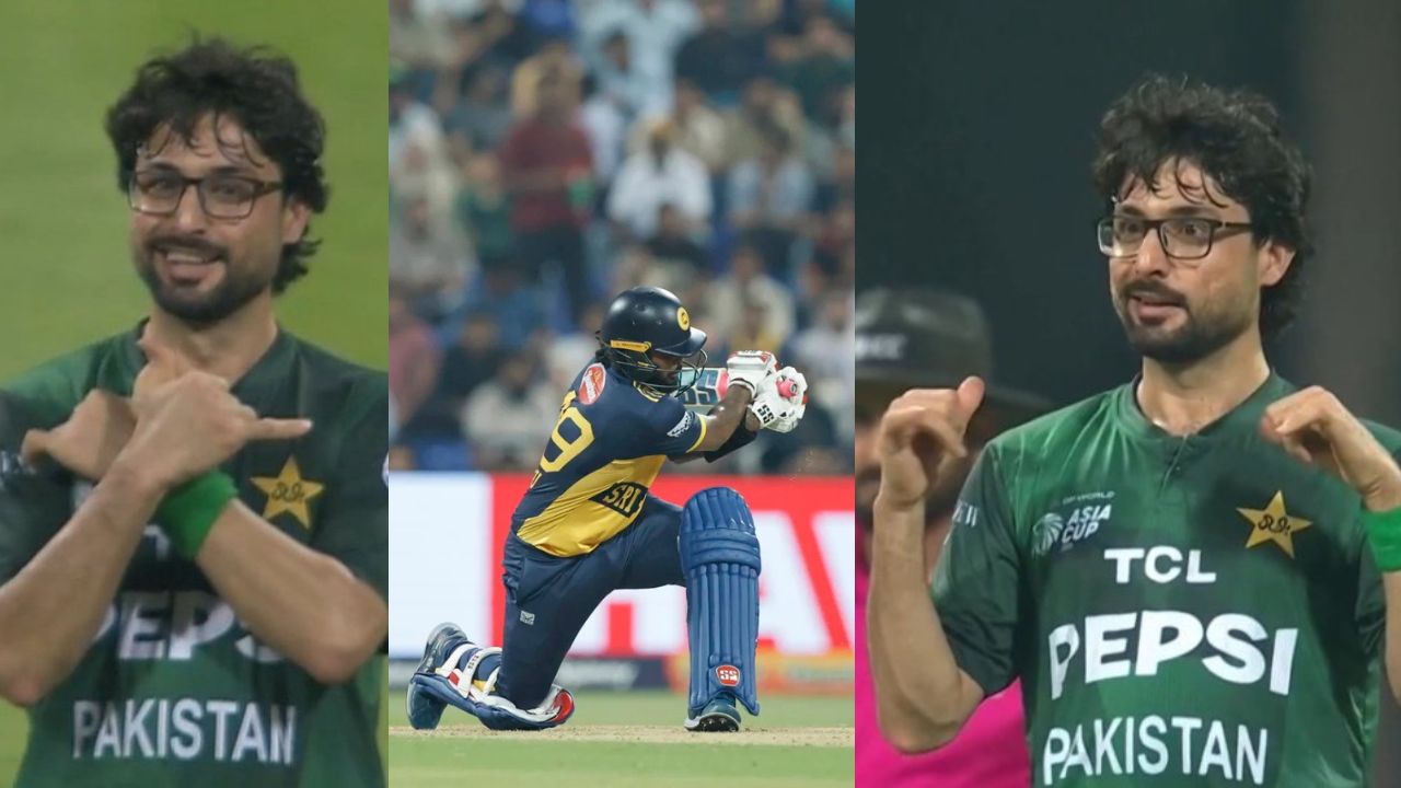 Abrar Ahmed Mocks Wanindu Hasaranga in Asia Cup 205 Super-4 PAK vs SL