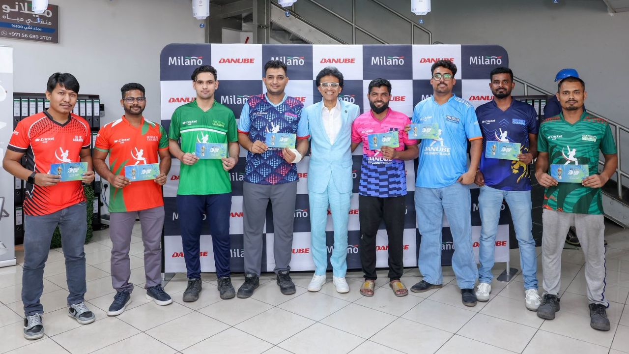 Danube Group Vice Chairman Anis Sajan Gifts Over 700 Asia Cup Tickets to Blue Collar Workers