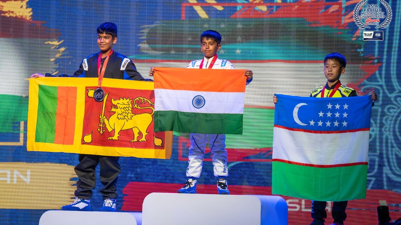 Aaruthran Prabhu Secured Gold Medal in FIA Asia-Pacific Motorsport Championship 2025
