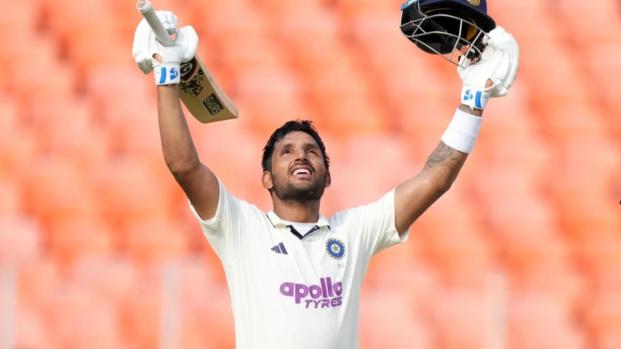 Dhruv Jurel 1st Test Century during IND vs WI 1st Test