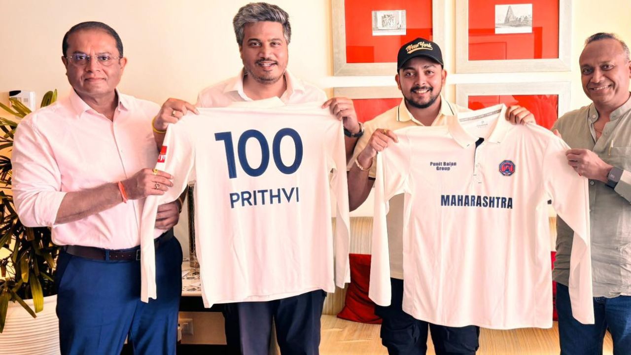 Prithvi Shaw to play for Maharashtra against Mumbai ahead Ranji Trophy 2025-26 season