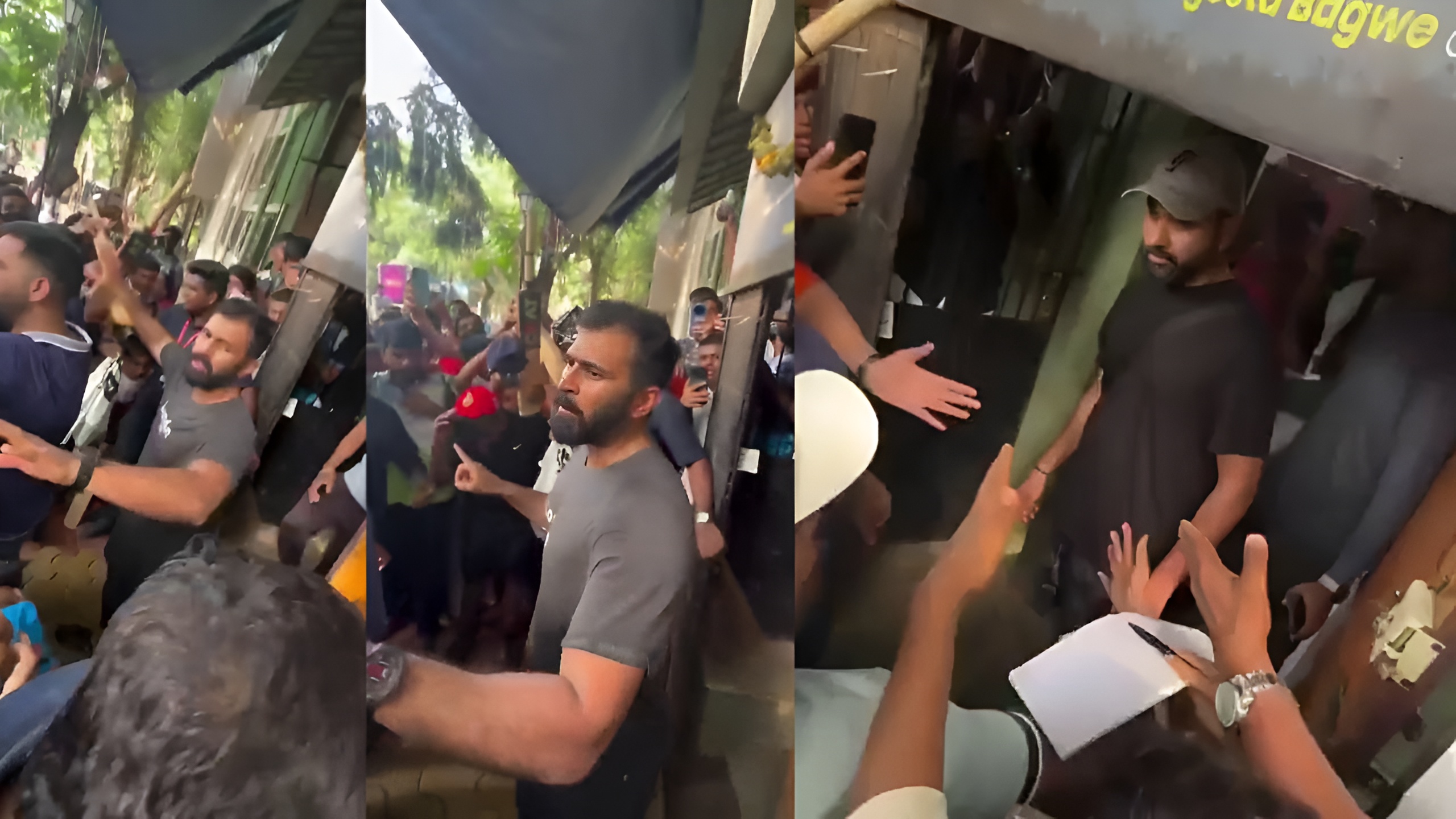 Abhishek Nayar stand for Rohit Sharma and requesting fans to calm at Shivaji Park Video viral