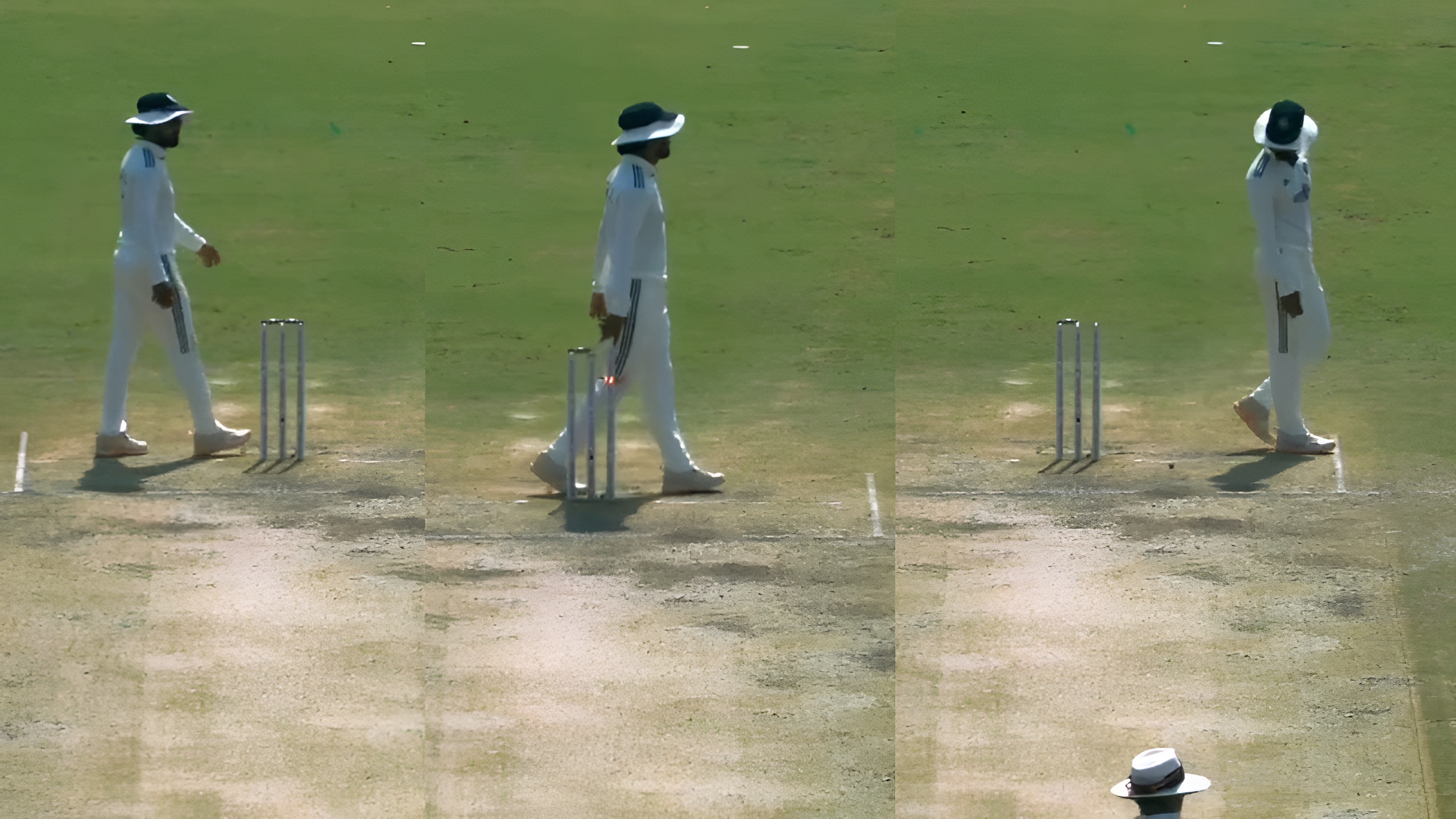 KL Rahul Cheekily Whips Off Bails during IND vs WI 2nd test day 3