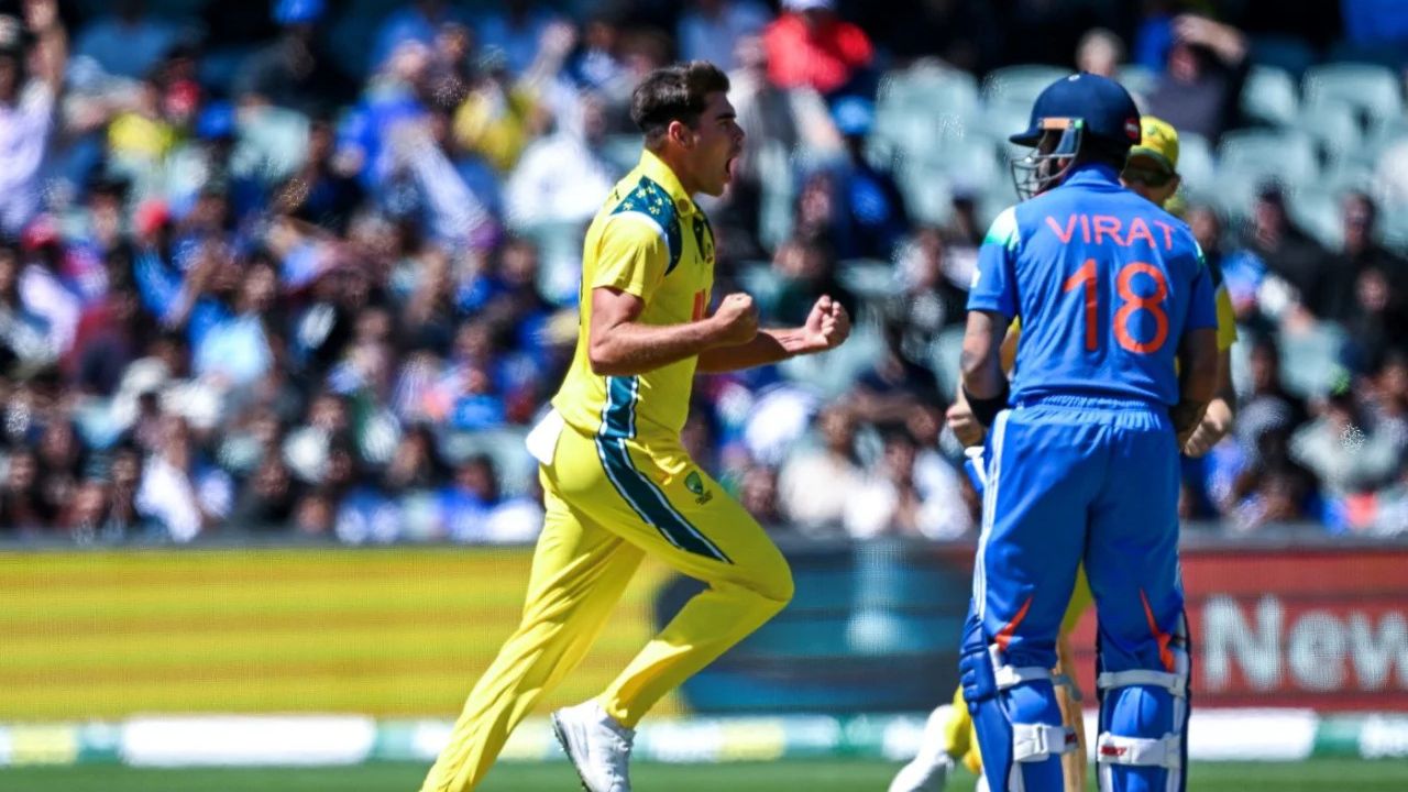 Who is Xavier Bartlett who dismissed Virat Kohli in IND vs AUS Adelaide ODI