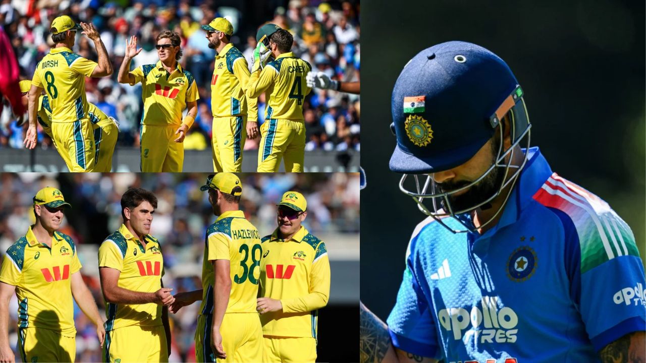 IND vs AUS 2nd ODI Highlights Xavier Bartlett hit Virat Kohli flop in Adelaide Oval