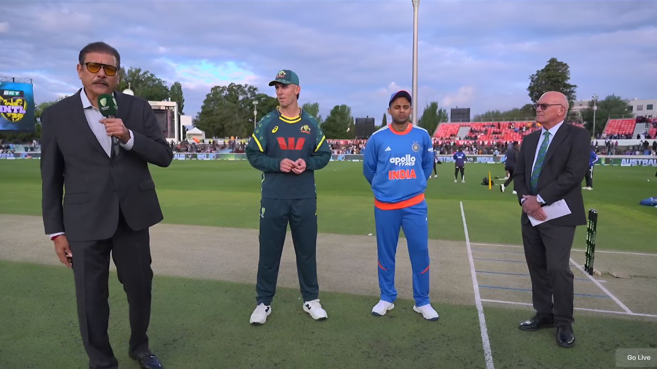 IND vs AUS 1st T20I Toss and Playing 11 Australia have won the toss and have opted to field Rinku singh Washington Sundar Arshdeep Nitish Kumar Out