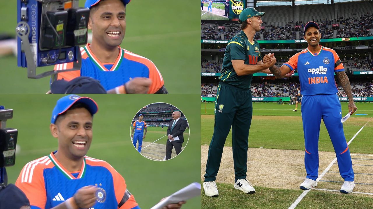 After losing consecutive toss Suryakumar Yadav's reaction goes viral during IND vs AUS 2nd T20I MCG