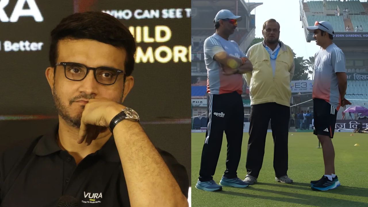 Sourav Ganguly, Sujan Mukherjee, Gautam Gambhir Sourav Ganguly defends Eden Gardens pitch curator Sujan Mukherjee blames Gautam Gambhir and team management during IND vs SA 1st test