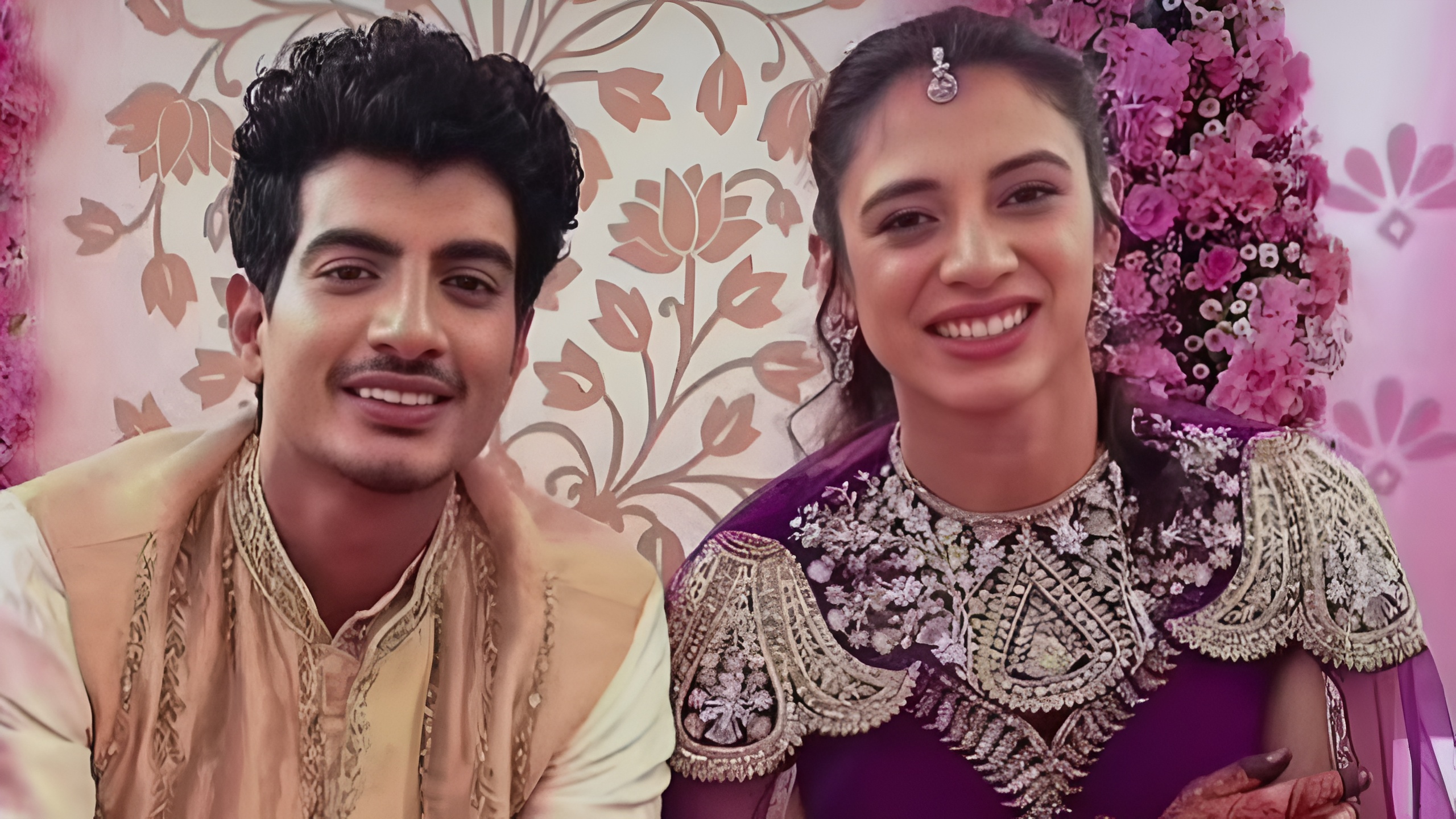 Palash Muchhal and Smriti Mandhana mehndi ceremony photo viral
