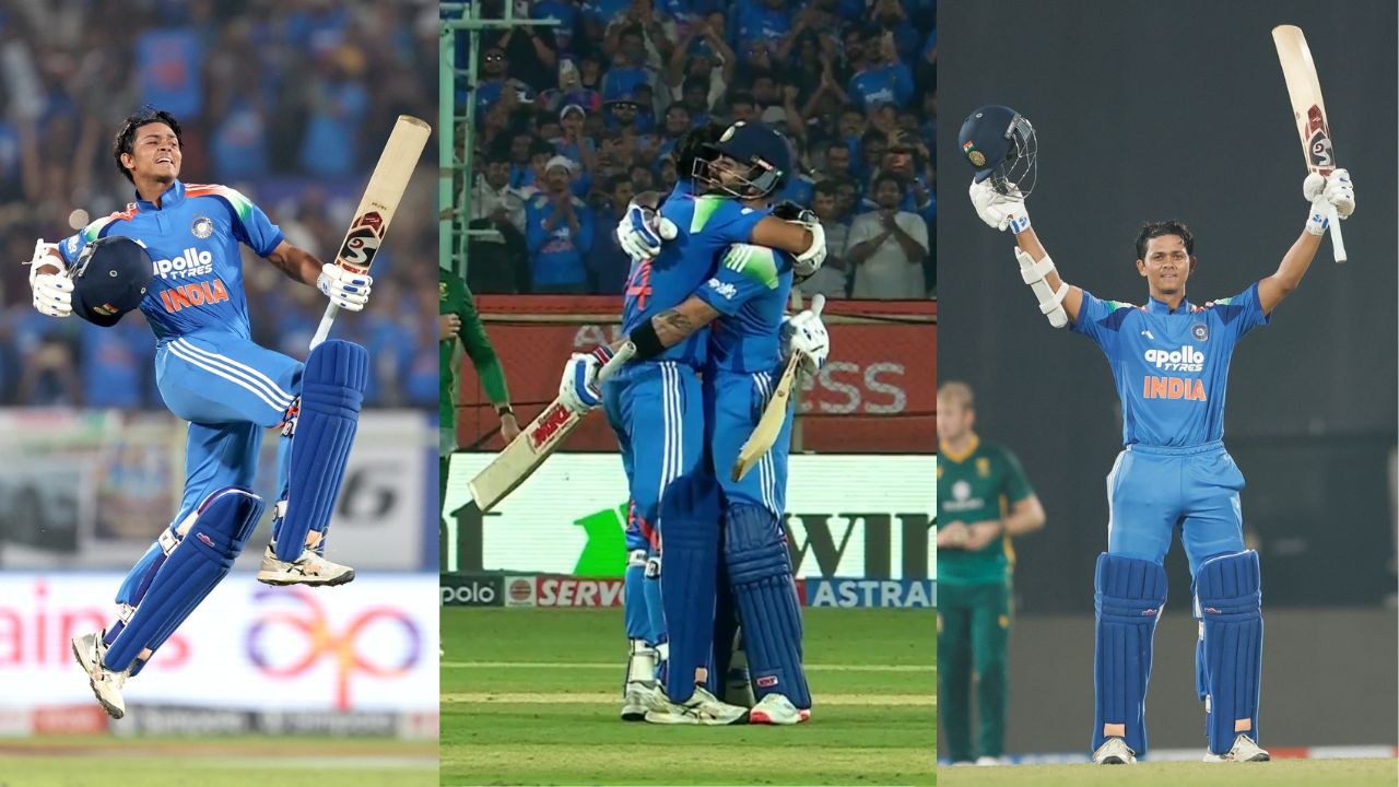 Yashasvi Jaiswal hit 1st ODI Century during IND vs SA 3rd ODI at Visakhapatnam