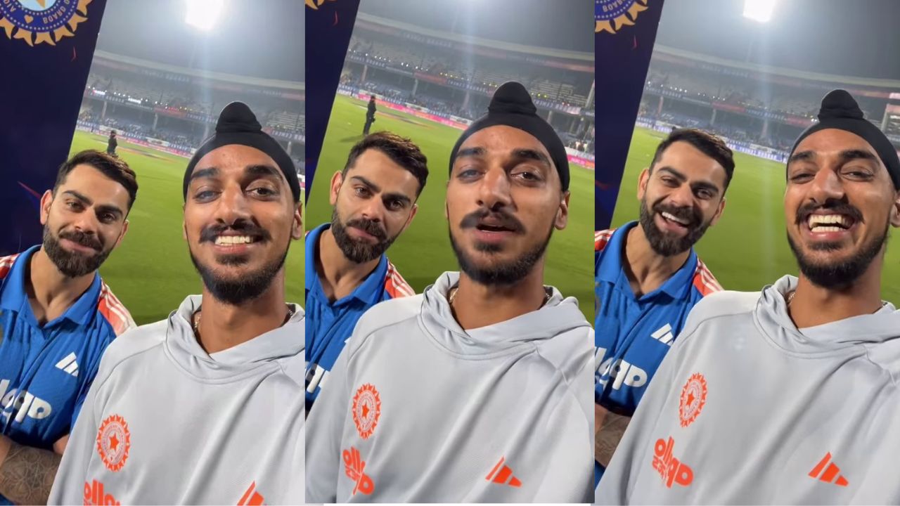 Virat Kohli trolls Arshdeep Singh after winning IND vs SA ODI series