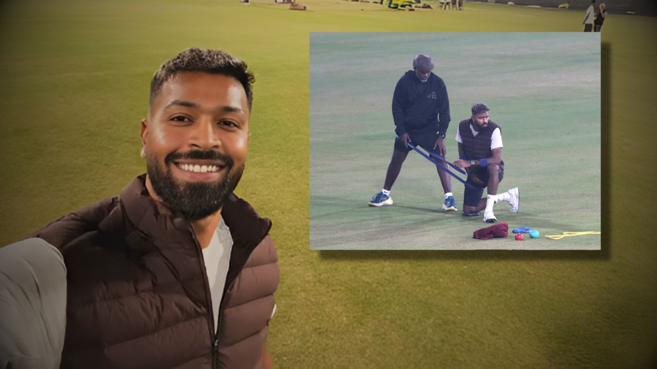 Hardik Pandya Cuttack Net Practice at Barabati Stadium Cuttack ahead IND vs SA 1st T20I